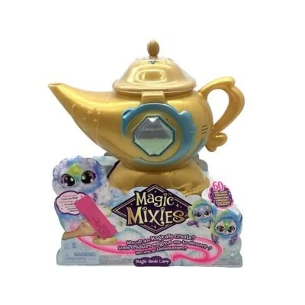 New Magic Mixies Magic Genie Lamp Pink 8 inch Plush Toy 60 Lights & Sounds